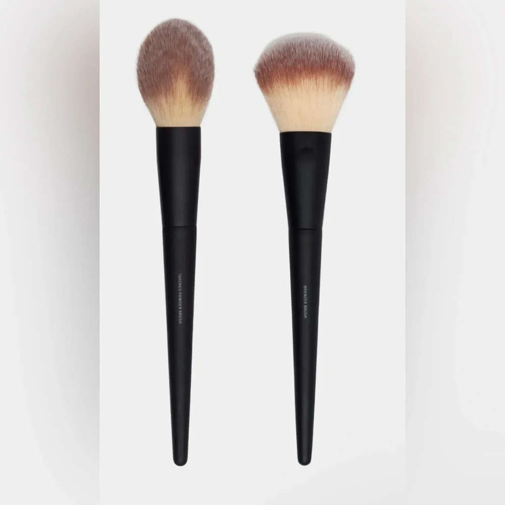 Lithe The Essential Face Brush Set, BRONZER BRUSH & TAPERED POWDER BRUSH NEW